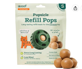 WOOF Pupsicle dog enrichment toy